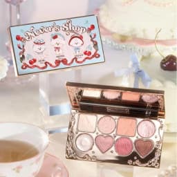 Flower Knows Never's Shop Collection 8 Color Glitter Eyeshadow Palette High Pigmented Eye Makeup Matte Shimmer Eye Shadow Pallte