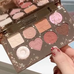 Flower Knows Never's Shop Collection 8 Color Glitter Eyeshadow Palette High Pigmented Eye Makeup Matte Shimmer Eye Shadow Pallte