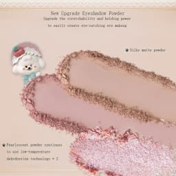 Flower Knows Never's Shop Collection 8 Color Glitter Eyeshadow Palette High Pigmented Eye Makeup Matte Shimmer Eye Shadow Pallte