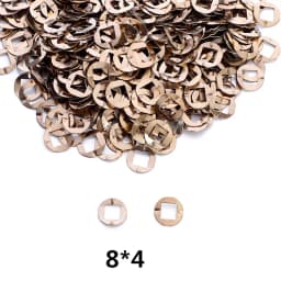 8 Sizes Mix Gaskets 400/800/1600 Pcs Metal Gasket Nylon Wear-Resisting Gaskets Repair Kit Hairdressing Scissor Accessory PJ-0010