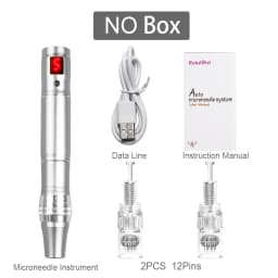 Professional Wireless Microneedling Pen Electric Derma Pen Mute Rechargeable Facial Beauty Face Body Skin Rejuvenation Repair