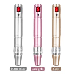 Professional Wireless Microneedling Pen Electric Derma Pen Mute Rechargeable Facial Beauty Face Body Skin Rejuvenation Repair