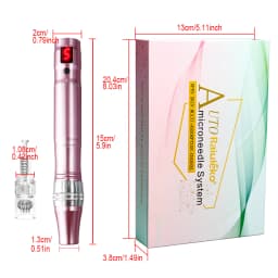Professional Wireless Microneedling Pen Electric Derma Pen Mute Rechargeable Facial Beauty Face Body Skin Rejuvenation Repair