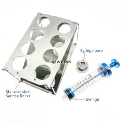 Syringe Holder Foldable Autoclavable Syringe Racks Liposuction Syringe Tray 10CC 20cc 50cc Display Racks