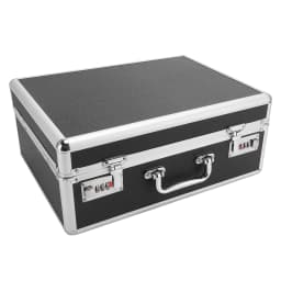 Professional Barber Suitcase - Hard Aluminum Travel Case with Password Lock for Hairdresser/Barber Tools, Storage Organizer Box