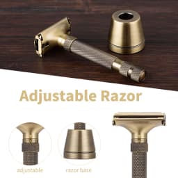 New Design Luxurious Razor Butterfly Open Adjustable Safety Classic for Superb Mens Shaving Razor Barber Shaver