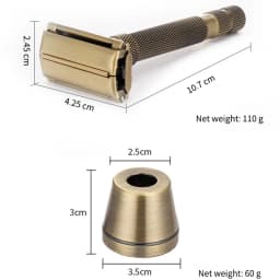 New Design Luxurious Razor Butterfly Open Adjustable Safety Classic for Superb Mens Shaving Razor Barber Shaver