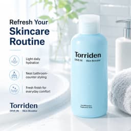 Torriden DIVE-IN Low Molecular Hyaluronic Acid Skin Booster 200ml - Hydrating Facial Toner, Deep Moisture Essence, Fast Absorbin
