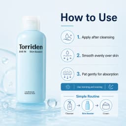 Torriden DIVE-IN Low Molecular Hyaluronic Acid Skin Booster 200ml - Hydrating Facial Toner, Deep Moisture Essence, Fast Absorbin