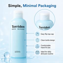 Torriden DIVE-IN Low Molecular Hyaluronic Acid Skin Booster 200ml - Hydrating Facial Toner, Deep Moisture Essence, Fast Absorbin