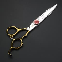 XUANFENG 6-inch CNC process hair scissors, ruby screws, hairdresser cutting scissors and thinning scissors