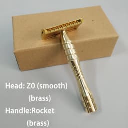 Dscosmetic Z0 Razor CNC Made Double Edge Safety Razor Mirror Polished