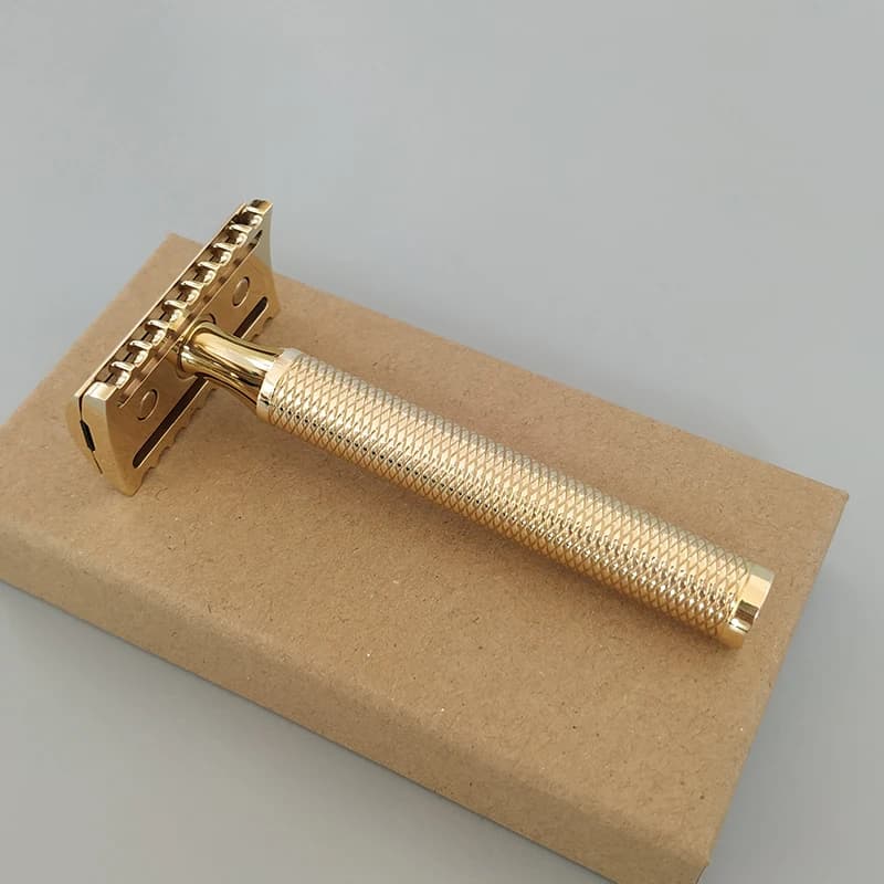 Dscosmetic Z0 Razor CNC Made Double Edge Safety Razor Mirror Polished