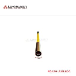 Nd:Ce:YAG Laser Rod With Stainless Steel Hoop For Q-Switch Laser Tattoo Removal Handpiece