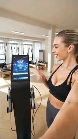 AI Smart Professional 3D Whole Body Health Scanner Touch Screen Body Composition Analyzer Weight Scale