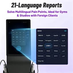 AI Smart Professional 3D Whole Body Health Scanner Touch Screen Body Composition Analyzer Weight Scale