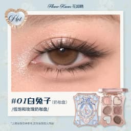 Little Angel Flower Knows Eyeshadow Palette Eye Glitter Make Up Palette Long Lasting 9 Color Eye Shadow For Girl And Women