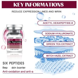 SANENDI AQUA Series Korean Skin Care Hyaluronic Acid Serum Peptides Vitamin C Essence Smoothing Moisturizes Liquid Facial Care