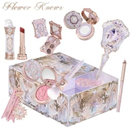 Flower Knows Knight Unicorn Collection Mini All-In Gift Set- with Lipstick, Blush, Eyeshadow, Powder, Lip Liner, Mirror & Tools