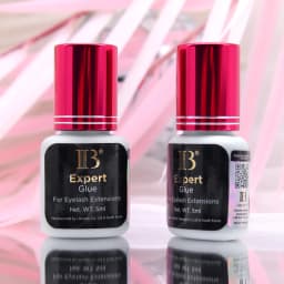 10 Bottles IBeauty Expert Glue Eyelash Extensions Korea Original IB Wine Red Cap Lash False Eyelash Adhesive 5ml Quick Dry Time