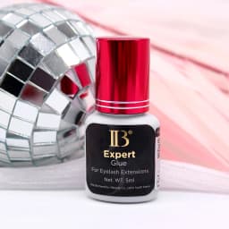 10 Bottles IBeauty Expert Glue Eyelash Extensions Korea Original IB Wine Red Cap Lash False Eyelash Adhesive 5ml Quick Dry Time