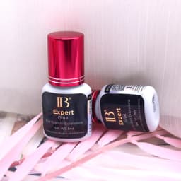 10 Bottles IBeauty Expert Glue Eyelash Extensions Korea Original IB Wine Red Cap Lash False Eyelash Adhesive 5ml Quick Dry Time