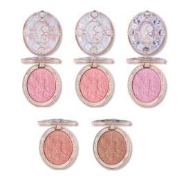 Flower Knows Knight Unicorn Makeup Gift Set Lipstick Blush Cloud Setting Powder Starlight Eyeshadow,Cosmetics Kit Gift Box