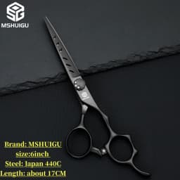 ATS314 Steel 6.3' Professional Hairdressing Scissors Barber Shears for Salon Stylists, Ultra-Sharp & Durable Mshuigu