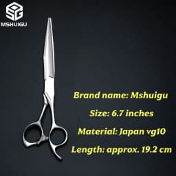ATS314 Steel 6.3' Professional Hairdressing Scissors Barber Shears for Salon Stylists, Ultra-Sharp & Durable Mshuigu