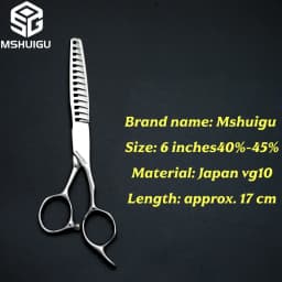 ATS314 Steel 6.3' Professional Hairdressing Scissors Barber Shears for Salon Stylists, Ultra-Sharp & Durable Mshuigu