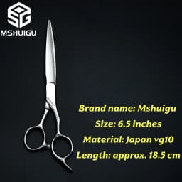 ATS314 Steel 6.3' Professional Hairdressing Scissors Barber Shears for Salon Stylists, Ultra-Sharp & Durable Mshuigu