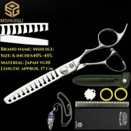 ATS314 Steel 6.3' Professional Hairdressing Scissors Barber Shears for Salon Stylists, Ultra-Sharp & Durable Mshuigu