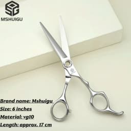 ATS314 Steel 6.3' Professional Hairdressing Scissors Barber Shears for Salon Stylists, Ultra-Sharp & Durable Mshuigu