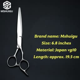 ATS314 Steel 6.3' Professional Hairdressing Scissors Barber Shears for Salon Stylists, Ultra-Sharp & Durable Mshuigu