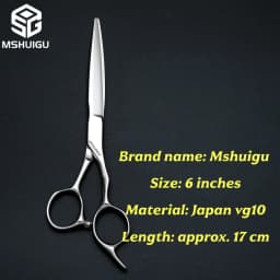 ATS314 Steel 6.3' Professional Hairdressing Scissors Barber Shears for Salon Stylists, Ultra-Sharp & Durable Mshuigu