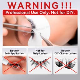 Damman 5ml Eyelash Glue Extension 0.3-0.5S Fast Drying Lashes Extensions Glue Professional Lash Glue Adhesive for Salon Use Only