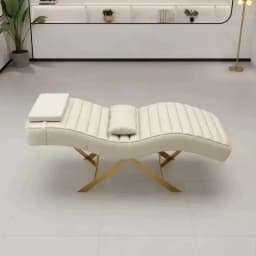 2026 Modern Golden Base Massage Table for Beauty Living Room Eyelash Extension Full Set of Furniture