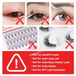 Damman Eyelash Adhesive Professional Lash Glue for Eyelash Extension Fast Drying Lashes Extension Glue Flase Eyelash Supplies