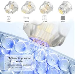 10pcs Bio Pen Q2 Disposable EMS Microneedling Cartridge Titanium Needle 9/14/25 Pins Cartridges Skin Care Consumable