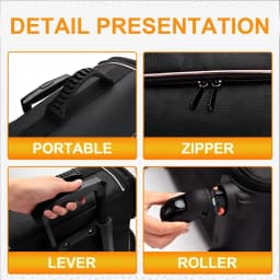 Travel Makeup Artist Bag with Wheels Cosmetic Brush Storage Beauty Tool Organizer Rolling Suitcase for Artists