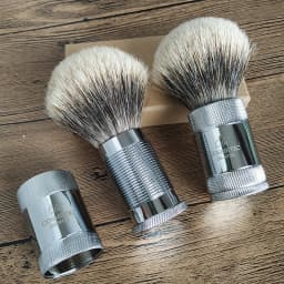 Dscosmetic Adjustable Two Band Hair Shaving Brush