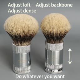 Dscosmetic Adjustable Two Band Hair Shaving Brush