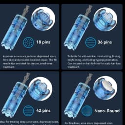 Triple-Lock Needle Design Nano Microneedle Dr.Pen M9 Replacement Needles Prevent Infection Penetrate the Skin Surface