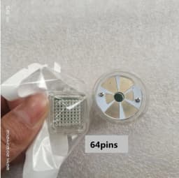 10pcs 2 Generation Massage Fractional RF Microneedle Cartridge Consumables Gold Plated 10/25/64 Pins Nano Cartridges