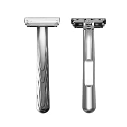 RZACLEA Suspended Blade Thickness Chrome Double-edged Safety Razor Half Blade Shaver Gift Box Male Metal Handle Shaving Razor