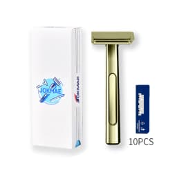 RZACLEA Suspended Blade Thickness Chrome Double-edged Safety Razor Half Blade Shaver Gift Box Male Metal Handle Shaving Razor