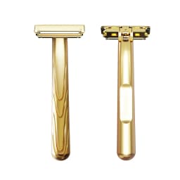 RZACLEA Suspended Blade Thickness Chrome Double-edged Safety Razor Half Blade Shaver Gift Box Male Metal Handle Shaving Razor