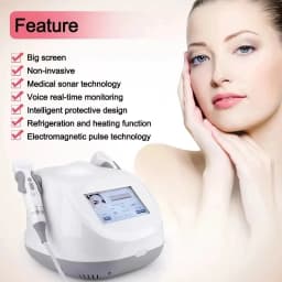Sonar Magnetic Skin Vibrator Activator Korean Tech Beauty Device for Skin Lifting Firming Wrinkle Removal Anti-Aging with Coolin