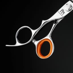 Professional Left Hand Barber Scissors,Set of 6-6.5-6.8 Inches Hairdressing Scissors,Hitachi 440C Steel Barbershop Accessories