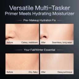 CARSLAN Black Magnet Moisturizing Primer Cream 24H Long lasting Anti-cake No Creasing Face Primer For All Skin